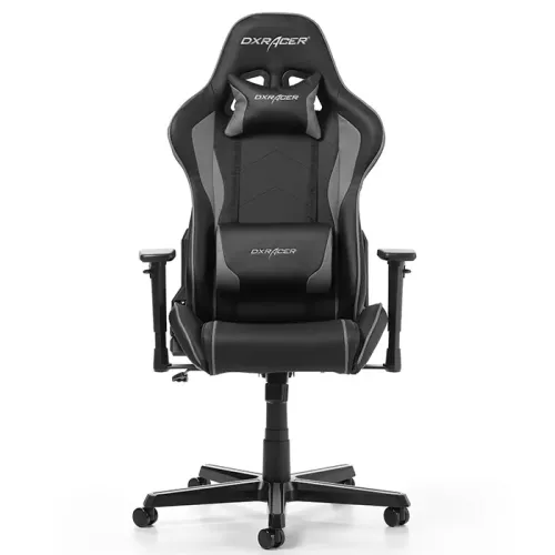Игровое кресло DXRacer Formula, Искусственная кожа, Черный/Серый