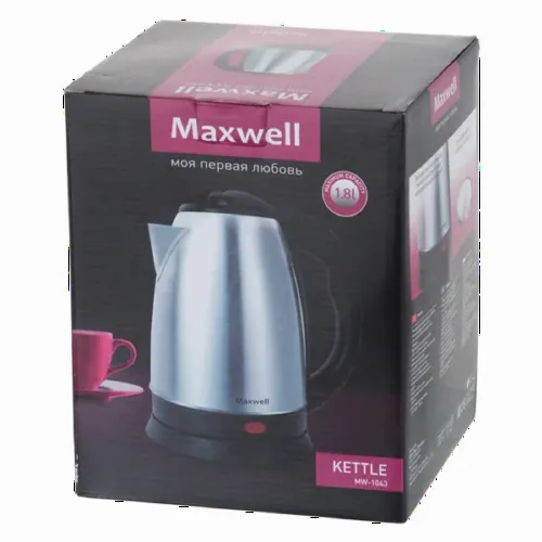 Электрочайник Maxwell MW-1043, Серебристый