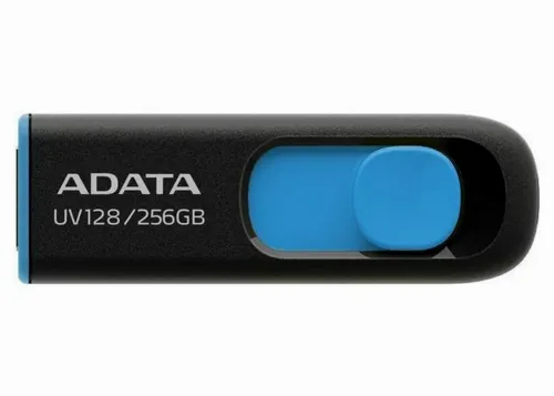 Memorie USB ADATA UV128, 256GB, Negru/Albastru