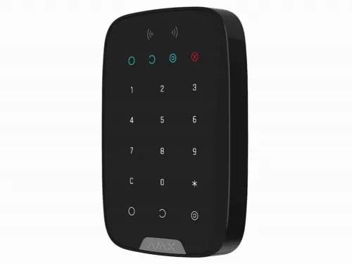 Tastatură tactilă fără fir Ajax KeyPad, Negru