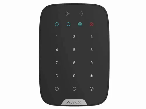 Tastatură tactilă fără fir Ajax KeyPad, Negru