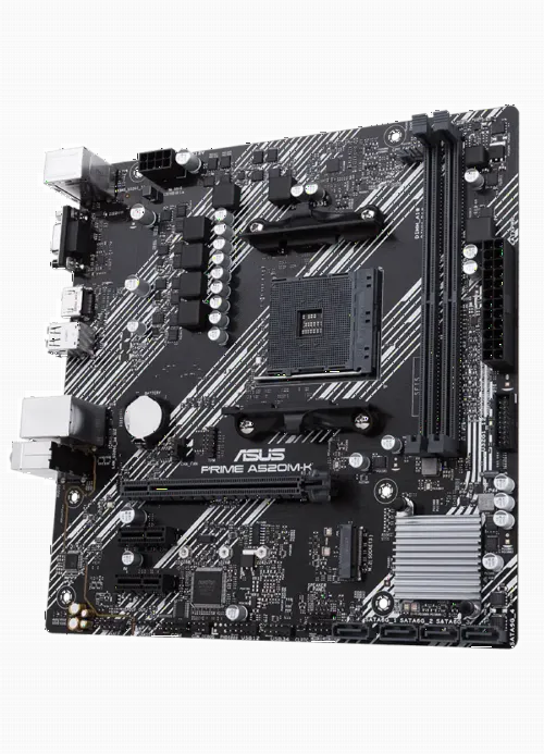 Материнская плата ASUS PRIME A520M-K, AM4, AMD A520, Micro-ATX