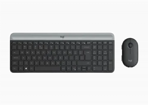 Set Tastatură + Mouse Logitech MK470, Fără fir, Negru