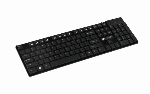 Tastatură Canyon HKB-W2, Fără fir, Negru