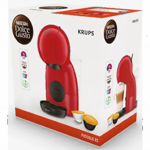 Espressor cu capsule KRUPS Piccolo KP1A0531, 1600W, Roșu