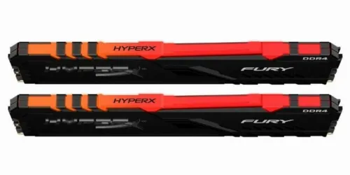 Memorie RAM Kingston HyperX FURY RGB, DDR4 SDRAM, 3200 MHz, 16GB, HX432C16FB3AK2/16