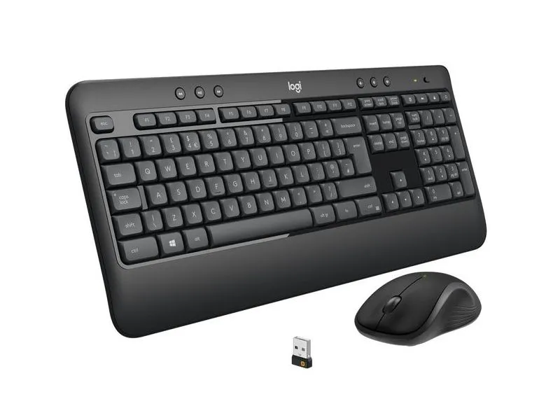 Клавиатура и мышь Logitech MK540, Беспроводное, Чёрный