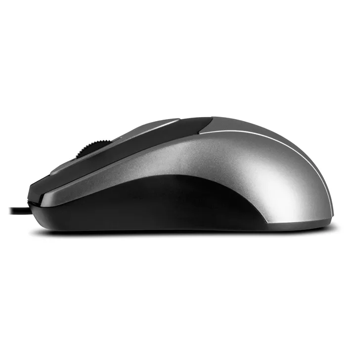 Mouse SVEN RX-110, Optical, 1000 dpi, 3 buttons, Ambidextrous, Silver, USB