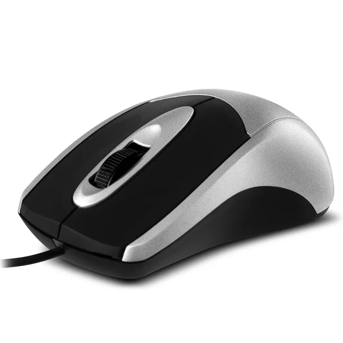 Mouse SVEN RX-110, Optical, 1000 dpi, 3 buttons, Ambidextrous, Silver, USB