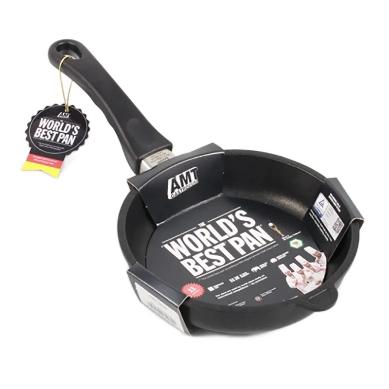 Tigaie AMT Gastroguss AMTI-520-E, 1L, 20cm, Negru