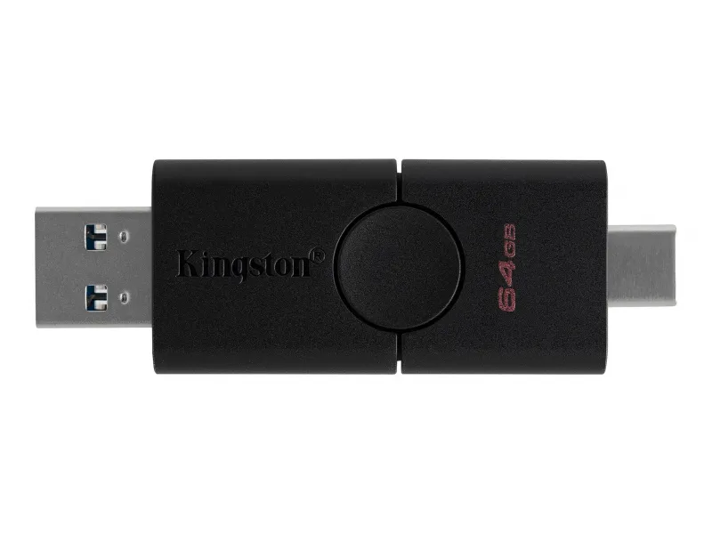 USB Flash накопитель Kingston DataTraveler Duo, 64Гб, Чёрный