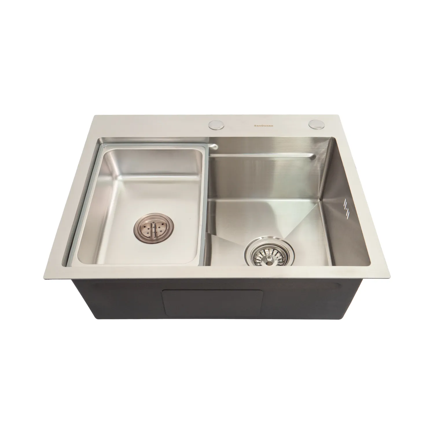 Кухонная мойка handmade SanDonna HD6050 (Хром)