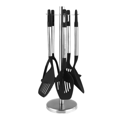 Set de ustensile de bucătărie Rondell RD-1424, Negru