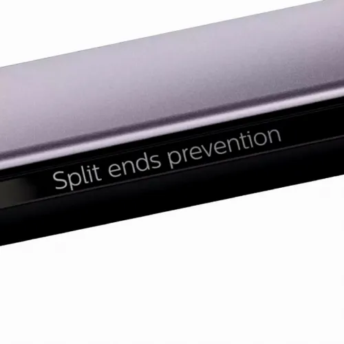 Placă de îndreptat părul Philips StraightCare Sublime Ends BHS677/00, Negru