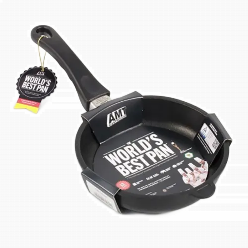 Сковорода AMT Gastroguss AMTI-520-E, 1л, 20см, Чёрный