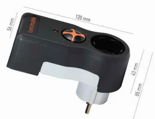 Prelungitor electric Tuncmatik TSK5079, 1 Prize, Negru