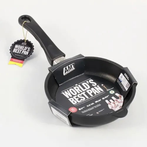 Сковорода AMT Gastroguss AMTI-520-E, 1л, 20см, Чёрный