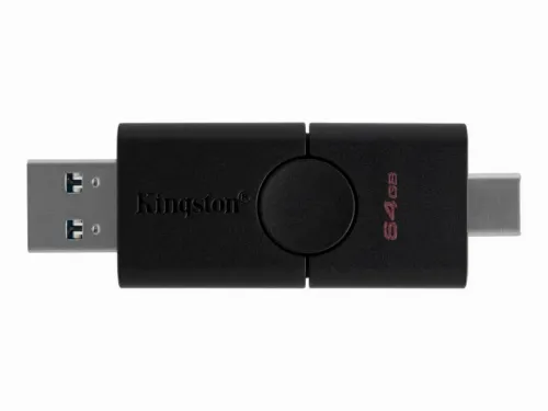 Memorie USB Kingston DataTraveler Duo, 64GB, Negru