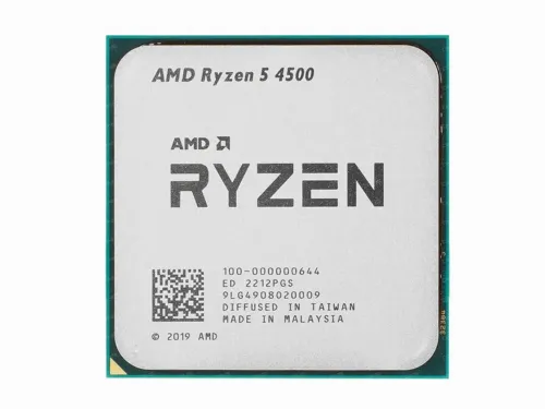 CPU AMD Ryzen 5 4500  (3.6-4.1GHz, 6C/12T, L2 3MB, L3 8MB, 7nm, 65W), Socket AM4, OEM+Cooler