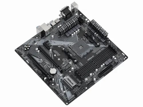 Placă de bază ASRock B450M PRO4 R2.0, AM4, AMD B450, Micro-ATX