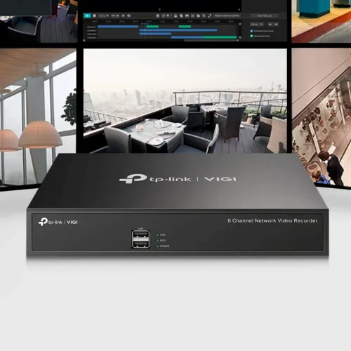 Înregistrator video TP-LINK VIGI NVR1008H, Negru