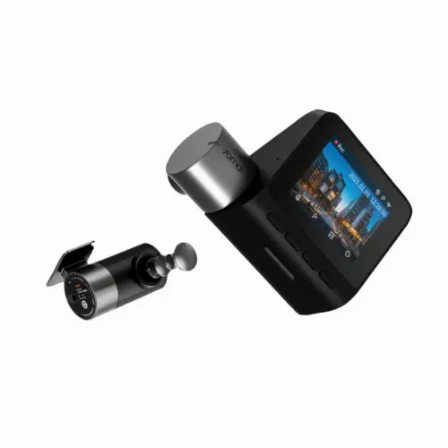 Комплект видеорегистраторов передней и задней панели автомобиля 70mai Dash Cam Pro Plus A500S , 2592 x 1944, Чёрный