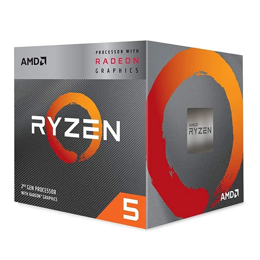 APU AMD Ryzen 5 3400G (3.7-4.2GHz, 4C/8T,L2 2MB,L3 4MB,12nm, Vega 11 Graphics, 65W), AM4, OEM+Cooler