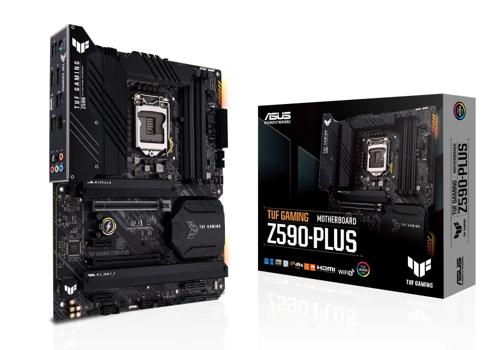 Placă de bază ASUS TUF GAMING Z590-PLUS, LGA1200, Intel Z590, ATX