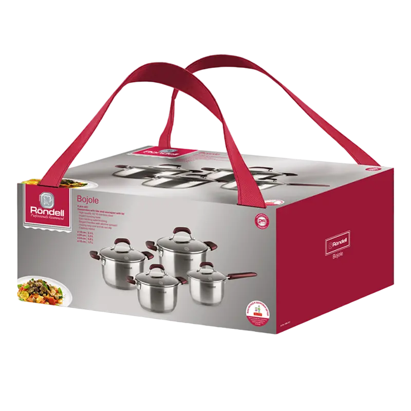 Set de vase Rondell RDS-824, 5,6L, Stainless Steel