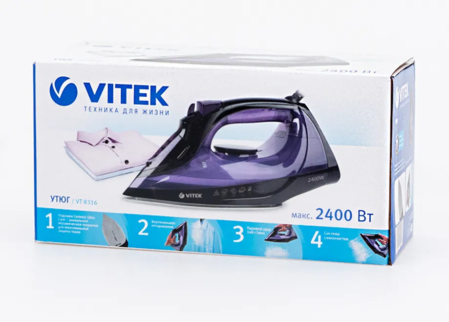 Fier de călcat VITEK VT-8316, 2400W, Violet