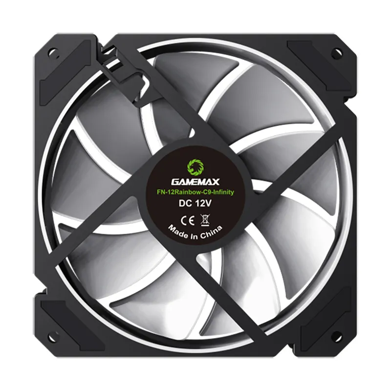 Ventilator PC Gamemax FN-12Rainbow-C9, 120 mm