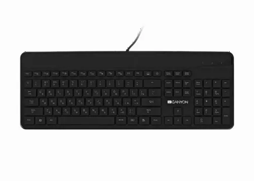 Tastatură Canyon HKB5, Cu fir, Negru