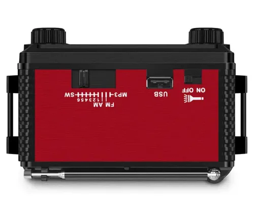 Radio portabil SVEN SRP-355, Negru/Rosu