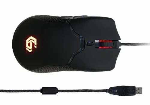 Set Tastatură + Mouse + Mouse Pad + Căști Gembird GGS-UMGL4-01-RU, Cu fir, Negru