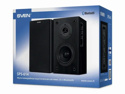 Boxe pentru calculator 2.0 SVEN SPS-614, Negru