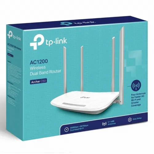 Router fără fir TP-LINK Archer C50, Alb