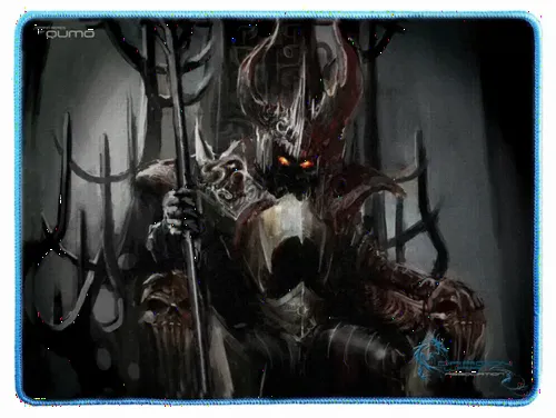 Mouse Pad pentru jocuri QUMO Dead King, Medium, Multicolor