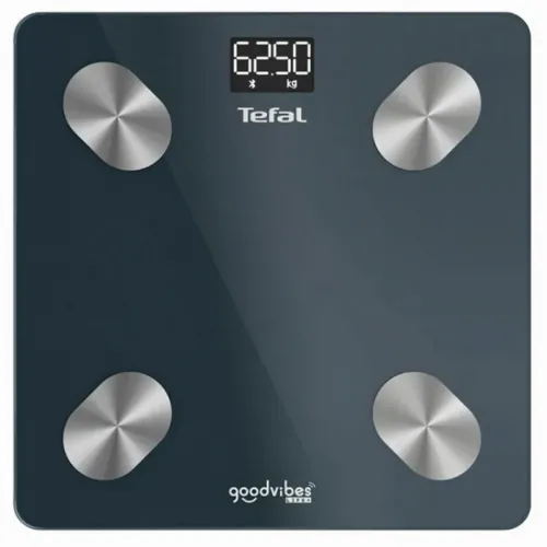 Cântar de podea Tefal BM9620S1, Negru Argintiu