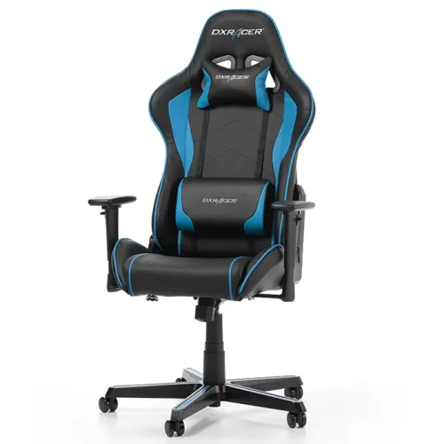 Игровое кресло DXRacer Formula, Искусственная кожа, Черный/Синий