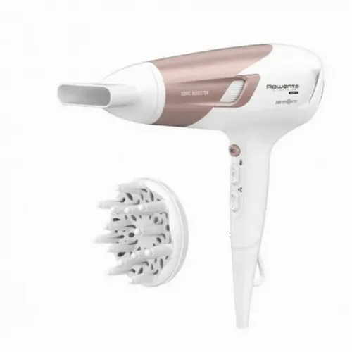 Фен Rowenta Studio Dry Glow CV5830F0, 2100 Вт, Белый | Розовый