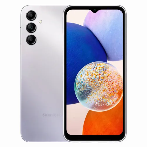 Смартфон Samsung Galaxy A14, 4Гб/64Гб, Серебристый