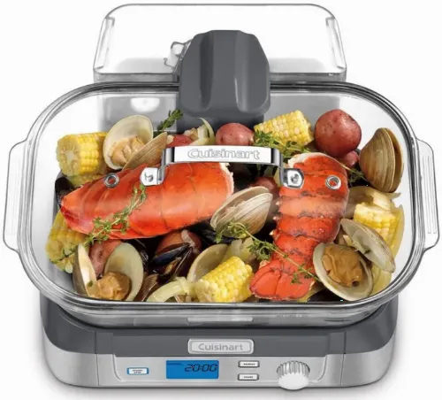 Пароварка Cuisinart STM1000E, Нержавеющая сталь