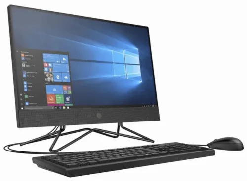 Computer All-in-One HP 205 G4, 23,8", AMD Ryzen 3 3250U, 8GB/256GB, FreeDOS, Negru