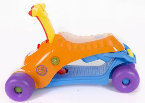 Mașina pentru copii 2-în-1 Kikka Boo Ride-On, Portocaliu
