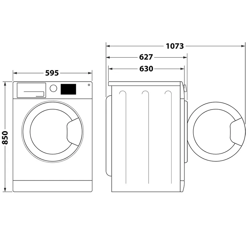 Mașină de spălat Whirlpool FFB 7459 WV EE, 7kg, Alb