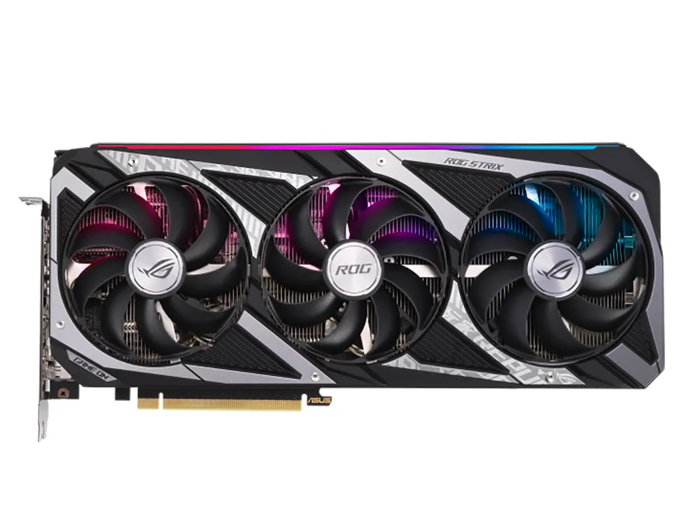 Видеокарта ASUS ROG-STRIX-RTX3060-O12G-V2-GAMING, 12ГБ GDDR6 192бит