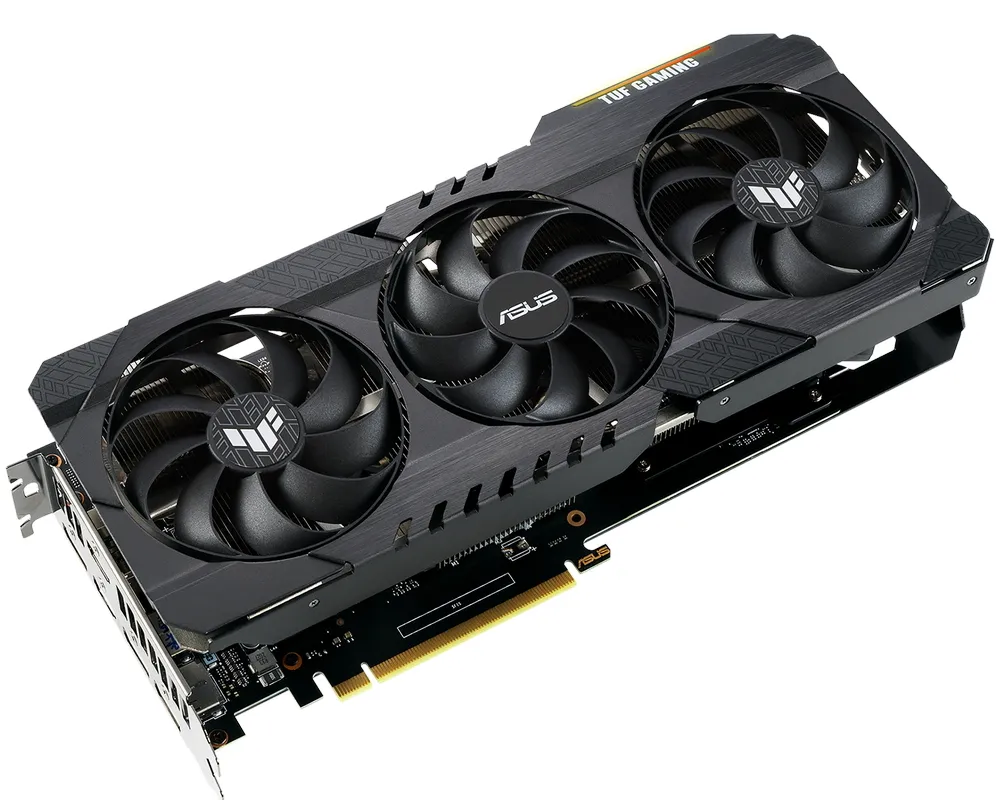 Видеокарта ASUS TUF-RTX3060-O12G-V2-GAMING, 12ГБ GDDR6 192бит