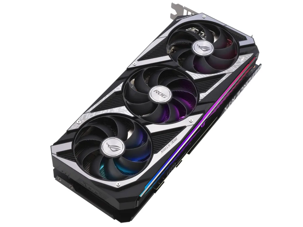 Видеокарта ASUS ROG-STRIX-RTX3060-O12G-V2-GAMING, 12ГБ GDDR6 192бит