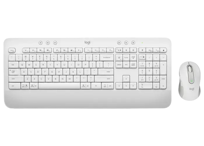 Клавиатура и мышь Logitech MK650, Беспроводное, Белый