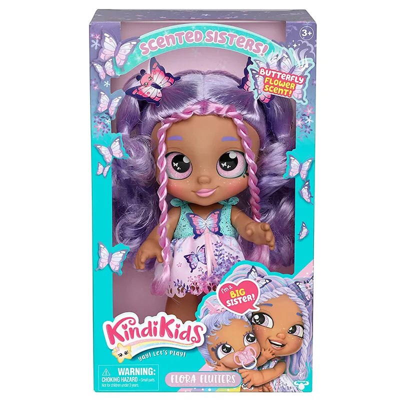Кукла KindiKids S6 Scented Big Sis, Фиолетовая